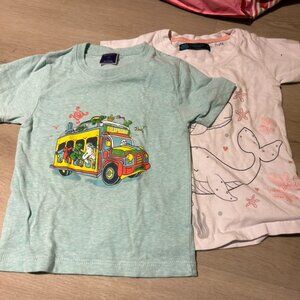 Two Galápagos Islands T-Shirts | Toddler Size 2T | Travel Souvenir Tee Set